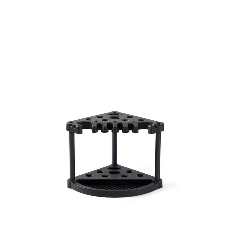 Corner Tool Rack Garden Tool Organizer Shed Storage Tower 25 Tool Black