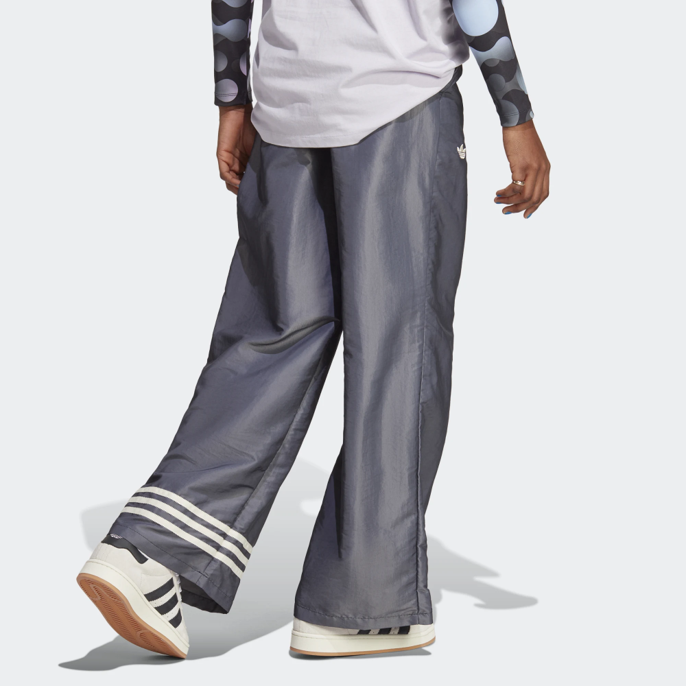 New Adidas Original Womens WIDE LEG PANTS IC5442 ASIAN FIT