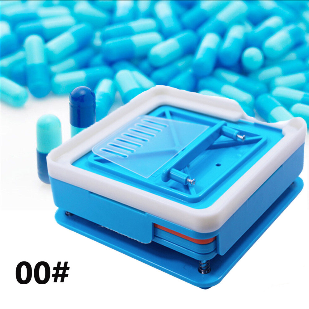 Pharmacy 100 Holes Capsule Filler Maker #00 Capsule Filling Manual