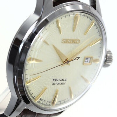 Pre-owned Seiko Presage Sary109 Champaign Gold Mechanical Automatic Men's Watch Japan
