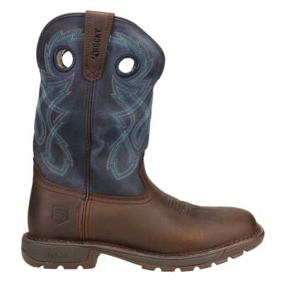 

Rocky Legacy 32 11-дюймовые водонепроницаемые мужские рабочие кроссовки с мягким носком, синий, коричневый RKW0317, Blue;brown, Rocky Legacy 32 11 Inch Waterproof Soft Toe Work