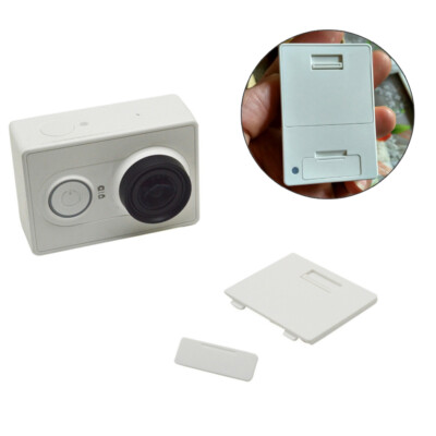 Sports Action Camera Battery Back Doors Cover With USB Port Cover For xiaomi Yi