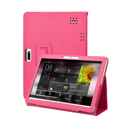 Universal Folio Leather Stand Cover Case For 10.1 Inch Android Tablet