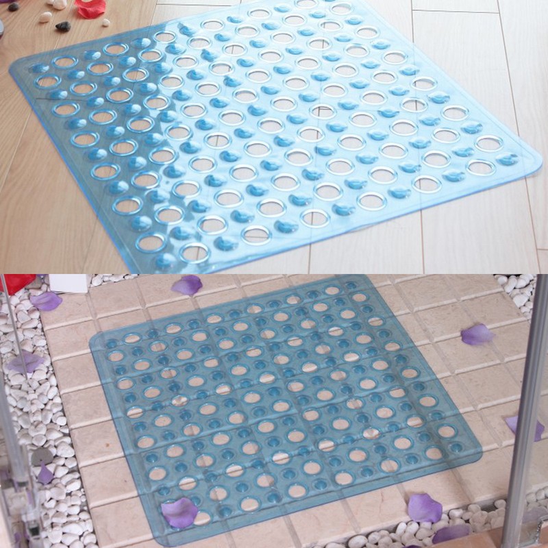 BATH SHOWER MAT NON SLIP PVC BATHROOM RUBBER MATS ANTI ...