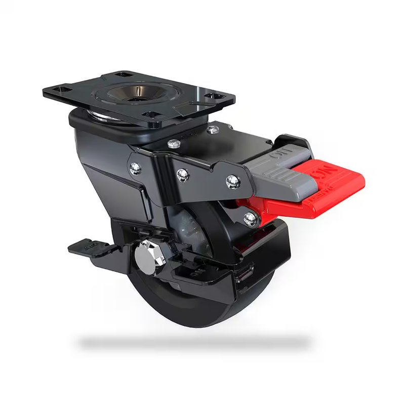 Everbilt 3 Inch Caster Wheel Swivel Rigid Brake Heavy Duty 220 Lb Load