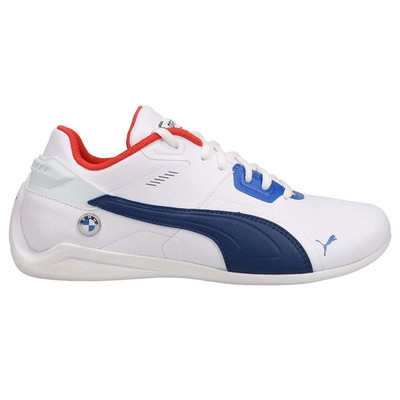 

Puma Bmw M Motorsport Drift Cat Delta Lace Up Молодежные мальчики Белые кроссовки Повседневная, Белый, Puma Bmw M Motorsport Drift Cat Delta Lace Up Youth