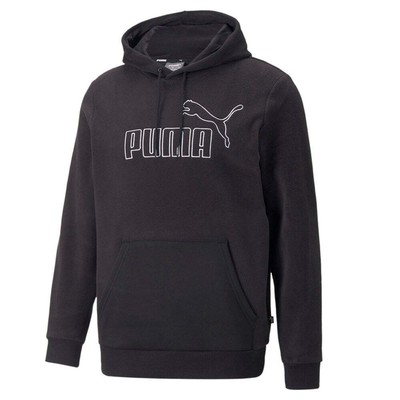 

Puma Essentials Polar Fleece Pullover Hoodie Mens Black Casual Outerwear 8498910, Черный