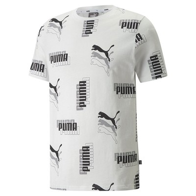 

Мужская футболка Puma White Power AOP, White/black