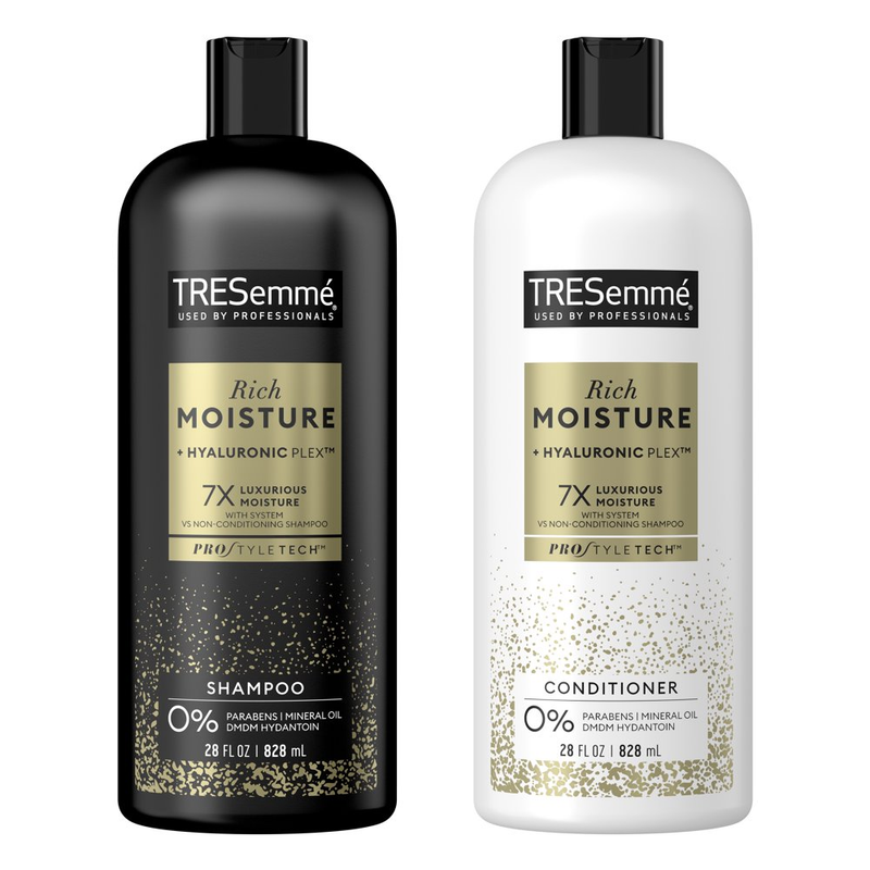 Tresemme Rich Moisture Rich Moisture Shampoo and Conditioner, 28 Oz, 2 Count