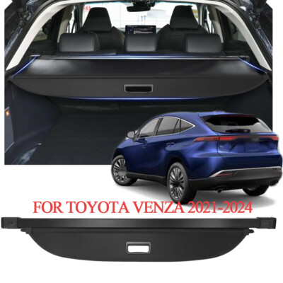 Rear Trunk Retractable Cargo Cover Fits for Toyota Venza XU80 2021-2024