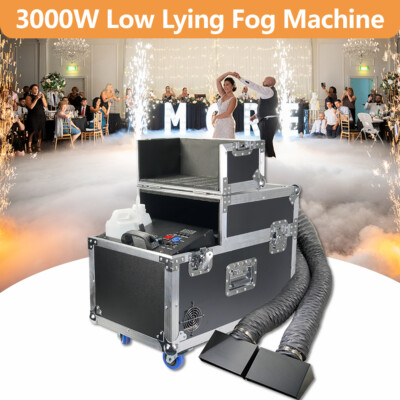 3000W Stage Water Mist Machine Low Lying Fog Machine Water Smoke Machine Double