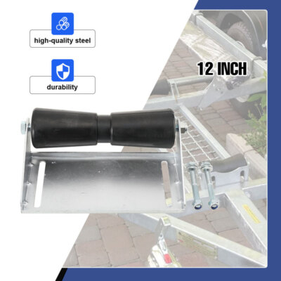 12'' Keel Roller Assembly Kit w/Brackets for Boat Trailer Rollers Keel Roller Kit