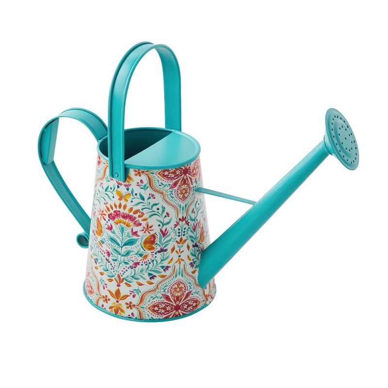 Metal Watering Can Long Spout with Sprinkler Head Garden In/Outdoor Yard Decor