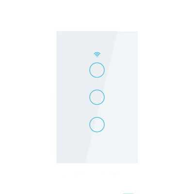 1/2/3 Gang WiFi Smart Wall Touch Light Switch Glass Panel for Alexa/Google APPS