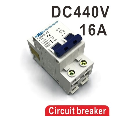 Circuit Breaker MCB C Curve Distribution System Electric Equipment 2p 16a 440v