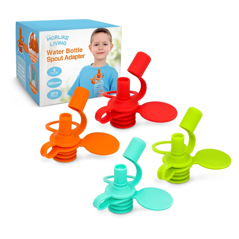 Cap Silicone Bottles Top Spout Adapter Replacement For