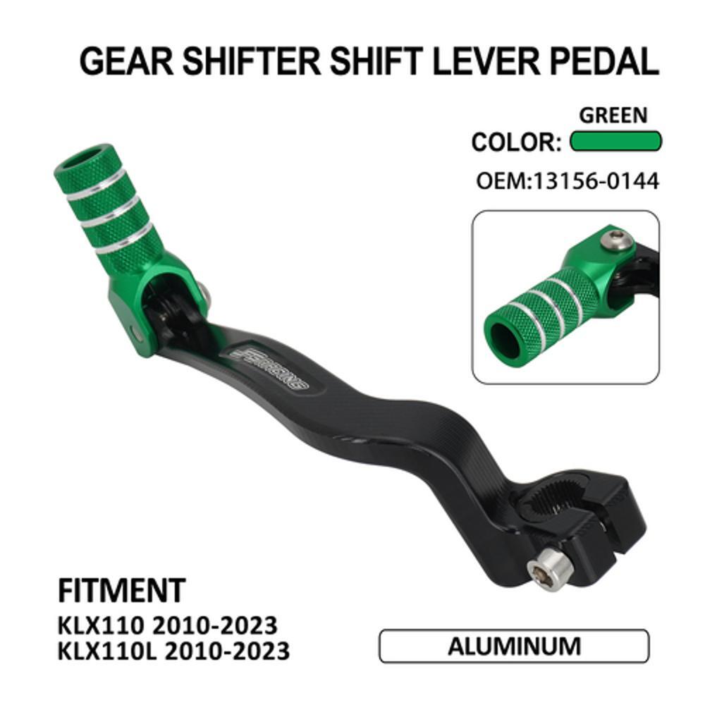 KLX110 Gear Shifter Lever+Rear Brake Pedal+Footpegs For KLX110 KLX110L 2010-2024