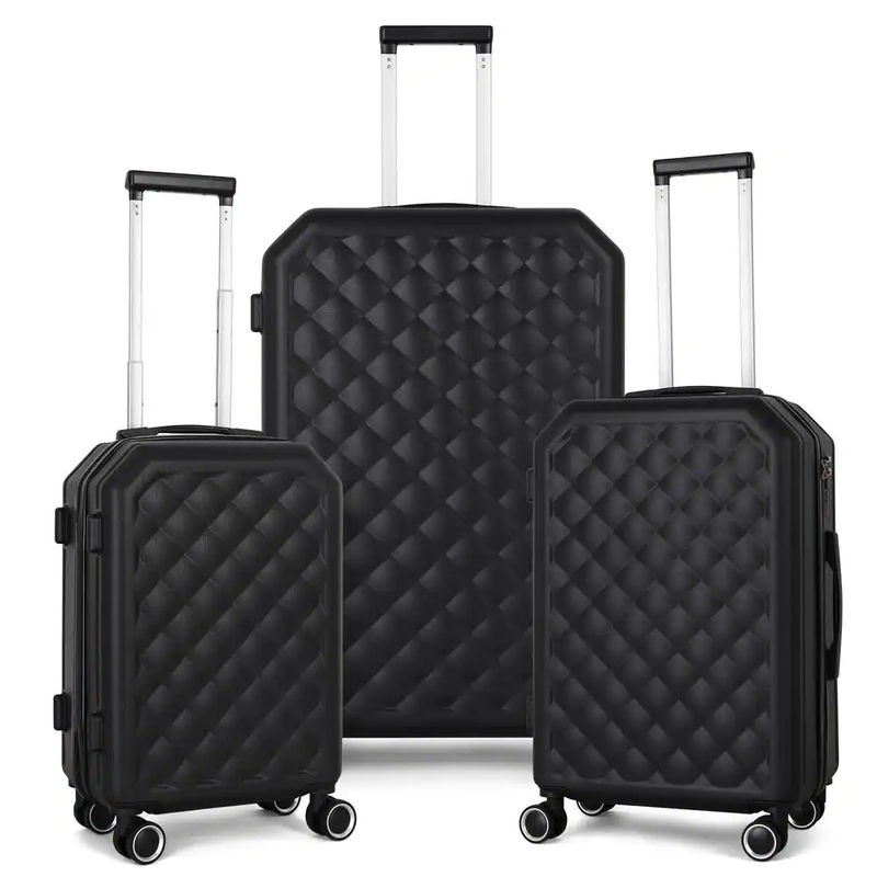 Set In Luxury Black, 3 Piece - Tsa Compli