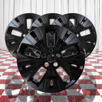 4pc Gloss Black 5 Double Spoke 18'' Wheel Skins for 2021-2023 Nissan Rogue SV