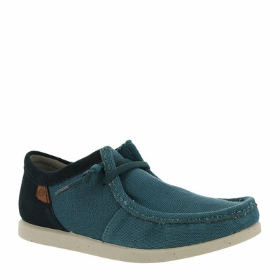 Мужские слипоны Clarks Shacre Lite Moc 9 D(M) США - Бирюзовый