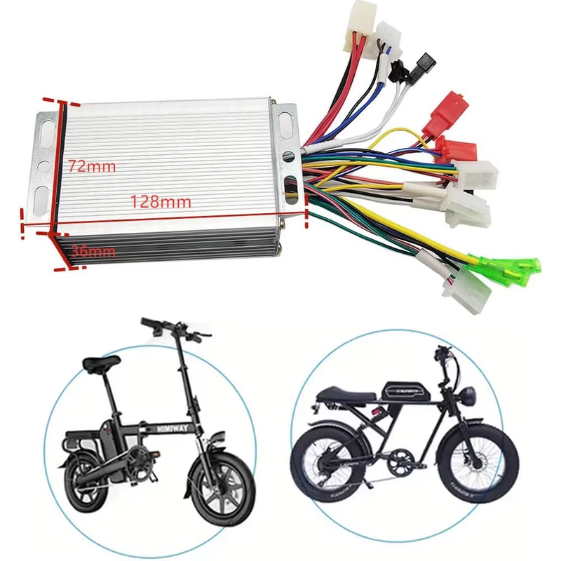 36V 48V 350W Brushless DC Motor Speed Controller Replacement for Electric Bicycl