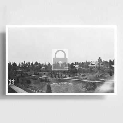 Manito Park Spokane Washington WA Reprint