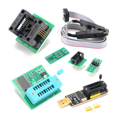 USB Programmer Kit with SOP8 Clip EEPROM  BIOS Flasher  Flash M8N7
