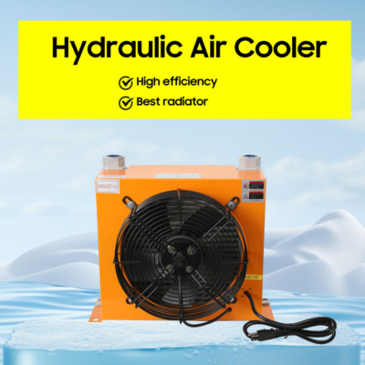 AH1012T-CA Industrial Hydraulic Oil Cooler W/Heat Dissipation Flow Fan Radiator