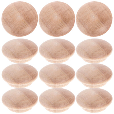 25 PCS Screw Hole Cover Wood Button Plugs Wood Screws 1 Inch