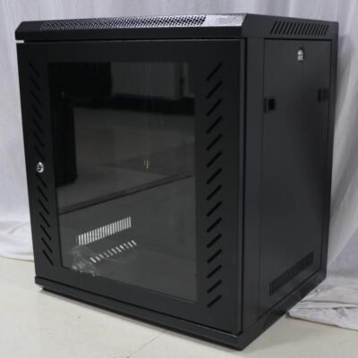 High Quality 12U Wall Mount Network Server Cabinet Enclosure Rack w/ Cooling Fan