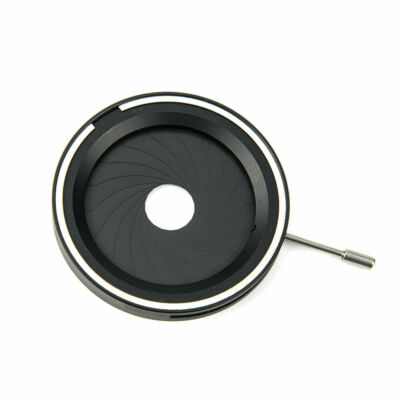 1PC  2.5-42mm Optics Iris Aperture Diaphragm Microscope Condenser Camera Adapter