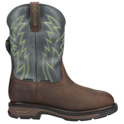 

Ariat Workhog Xt Boa Водонепроницаемая рабочая обувь с композитным носком Коричневая рабочая защитная обувь, Коричневый, Ariat Workhog Xt Boa Waterproof Composite Toe Work