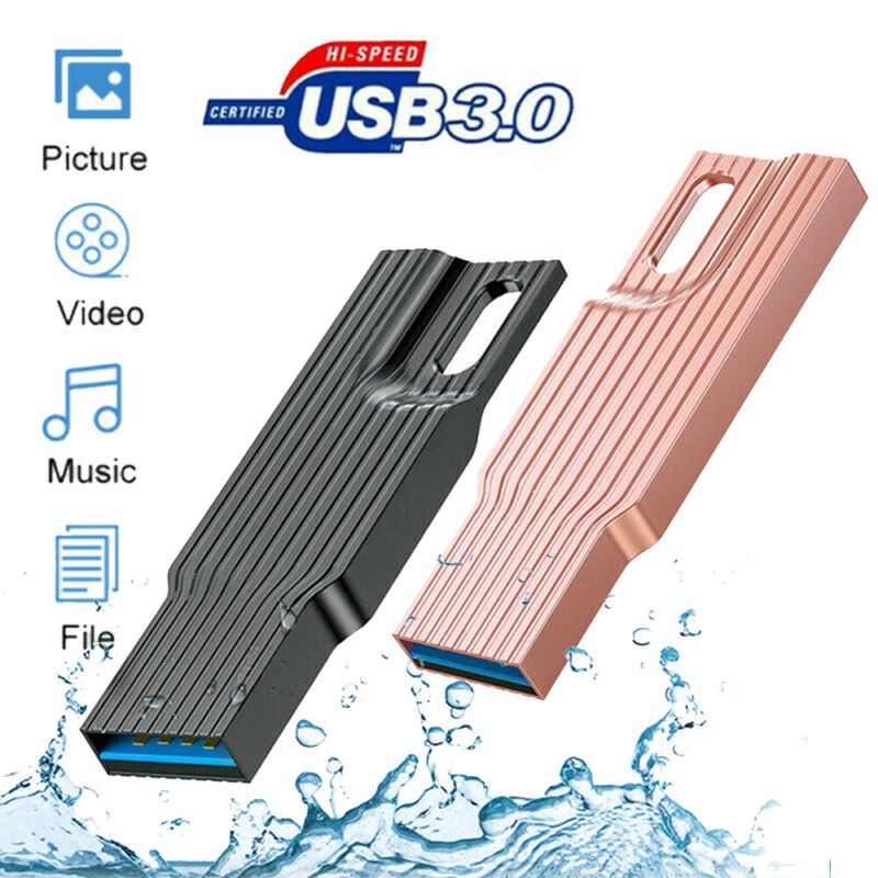 32gb 128gb Usb 3.0 Flash Drives Memory Sticks Pen Drive Thumb Drive Metal Drive