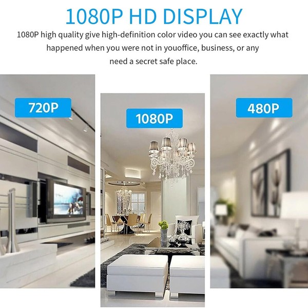 Mini Hidden Camera Wifi Home Decor Security Cam Full HD 1080P Night Vision Audio - Image 6