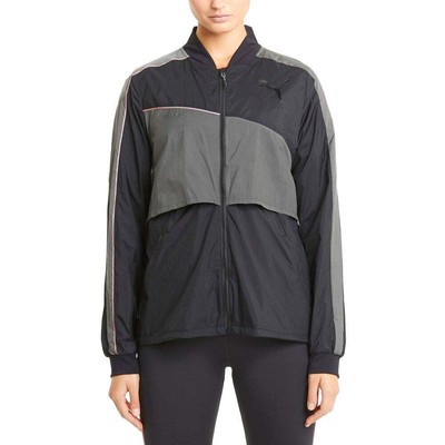

Puma Tmc X Run Full Zip Jacket Женские черные пальто Куртки Верхняя одежда 520397-01, Черный, Puma Tmc X Run Full Zip Jacket