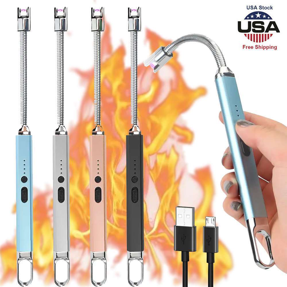 Arc Usb Rechargeable Candle Bbq Electronic Flameless Plasma
