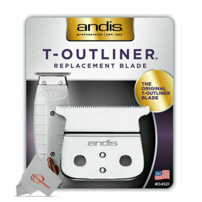 1 Pack Andis #04521 Replacement T-Blade for T-Outliner Trimmer GTO/GO/ORL/SL/SLS