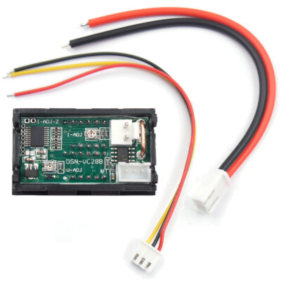 2pcs DC 100V 10A Voltmeter Ammeter LED Dual Volt Amp Meter Voltage Current Gauge