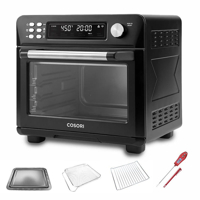 Oven Air Fryer Smart 26.4qt Large Stainlesssteel Convection Black