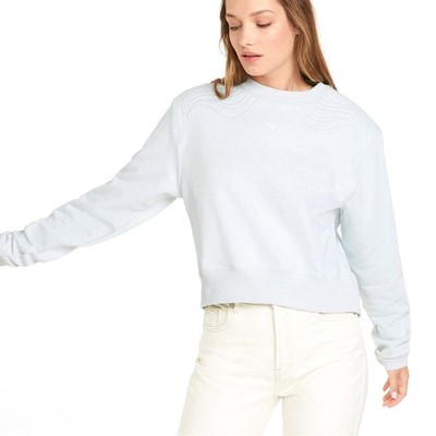 

Женский свитер с длинным рукавом и круглым вырезом Puma Snow Tiger Boxy Graphic Синий 53347462