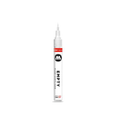 MOLOTOW 222EM - 1MM BRUSH TIP EMPTY PUMP MARKER PEN - REFILLABLE