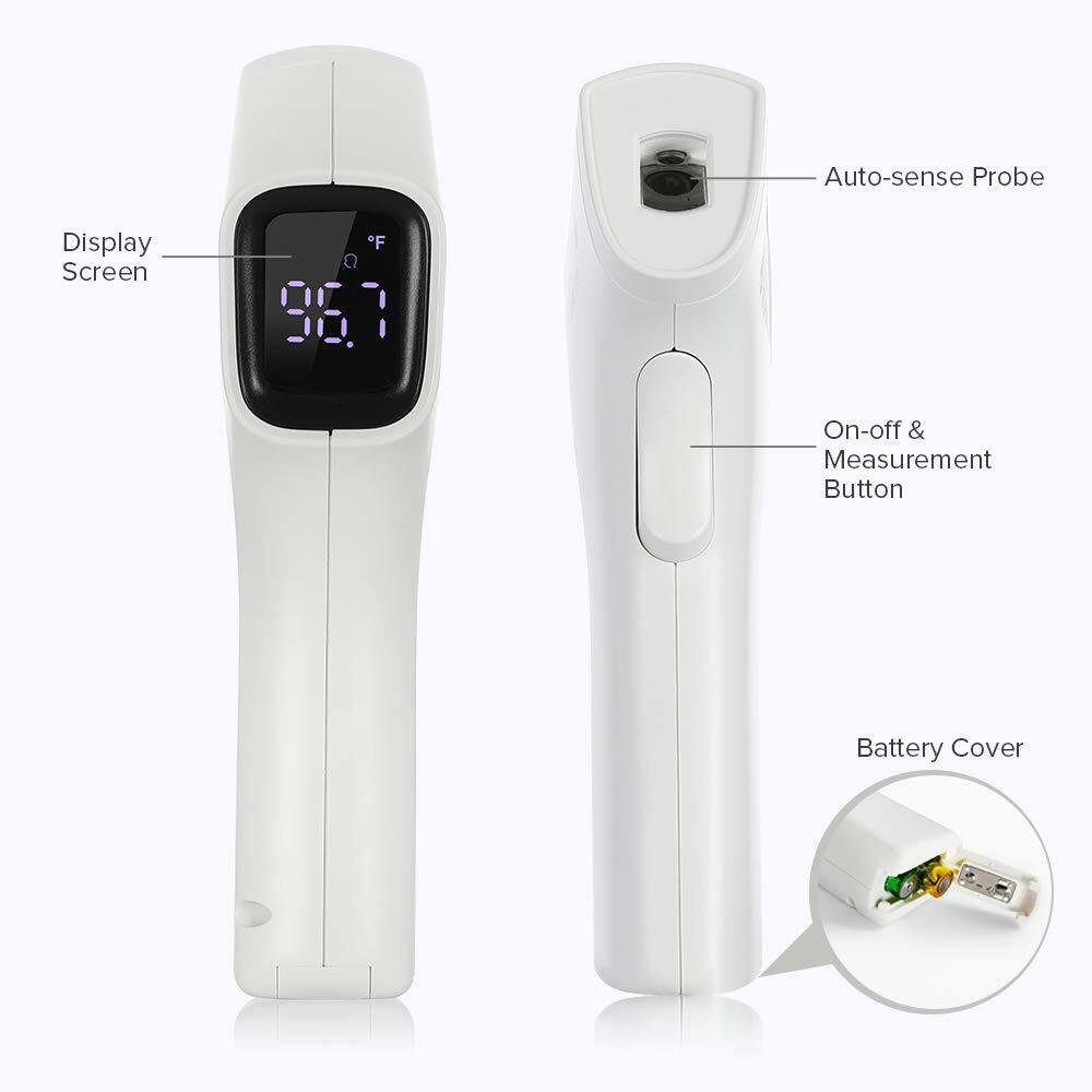 BBLOVE Infrared Forehead Thermometer NonContact Digital Accurate