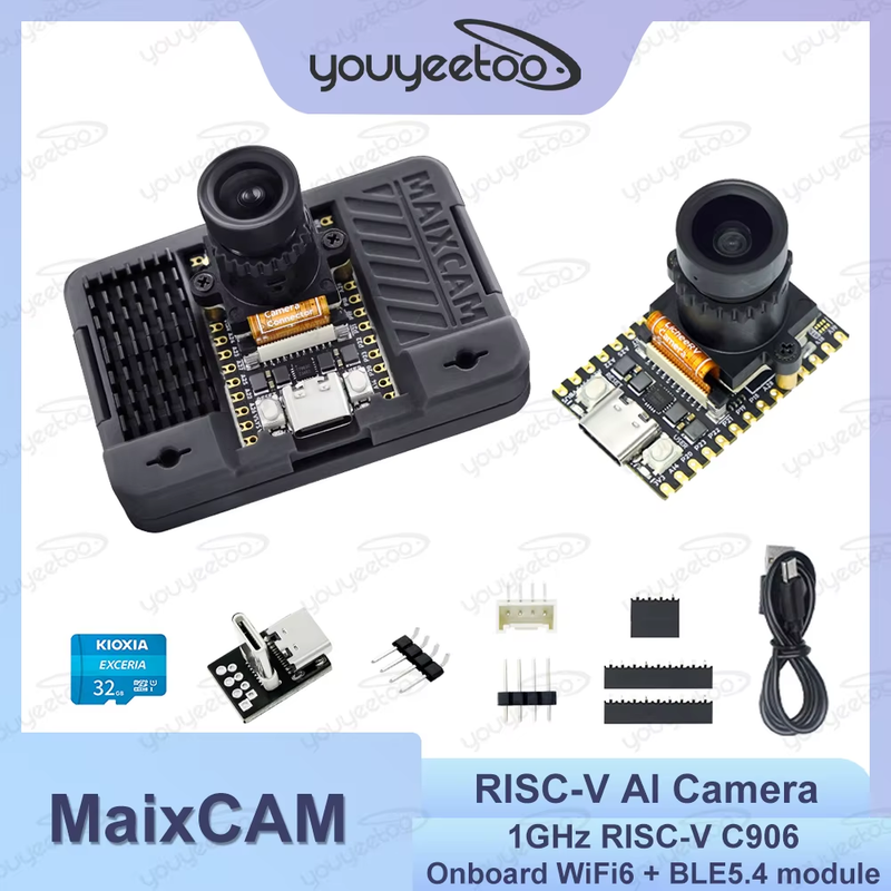 Sipeed MaixCAM Development Board NPU RISCV AI Visual Audio Serial Port Onboard W