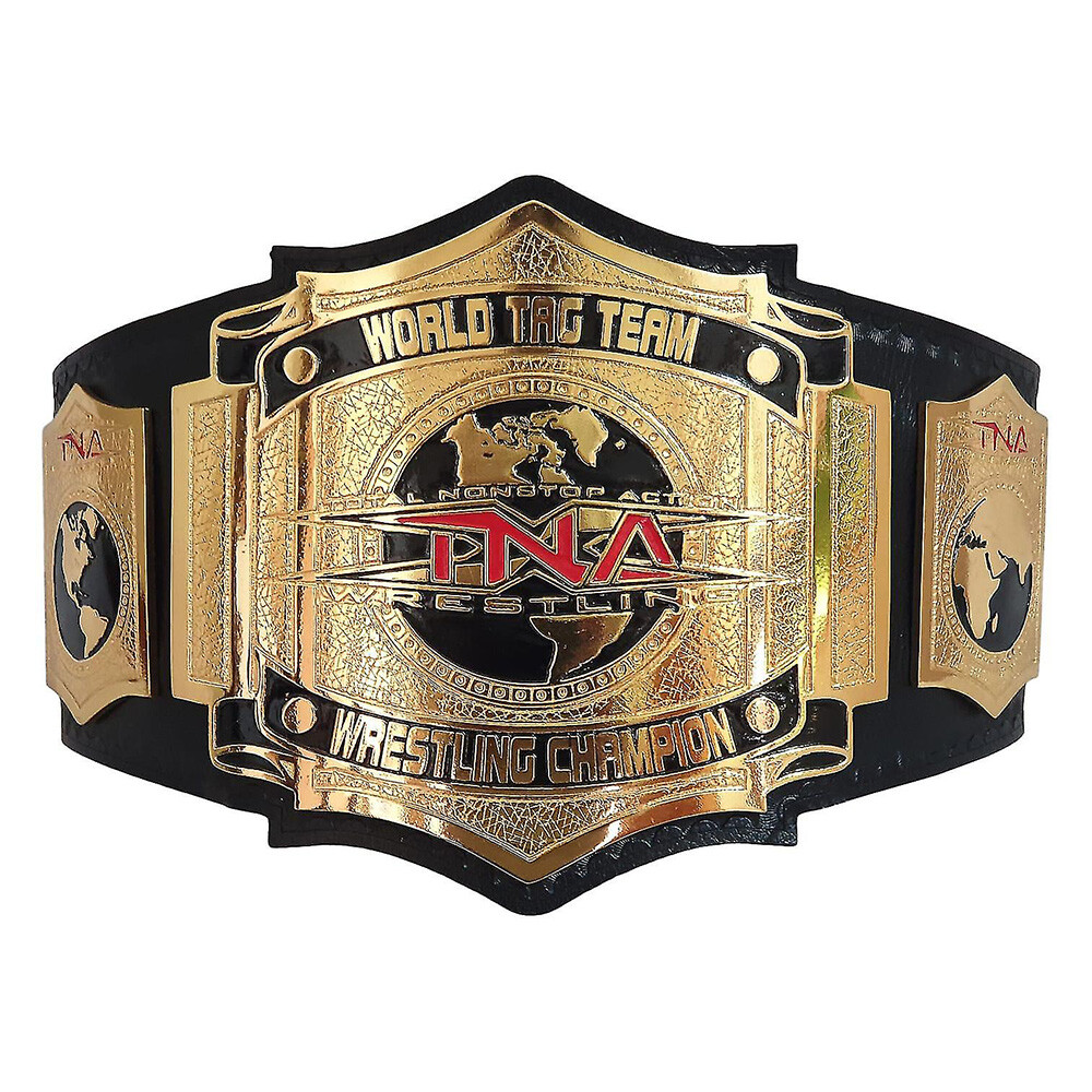 TNA World Tag Team WRESTLING CHAMPIONSHIP BELT ADULT SIZE REPLICA BELT 2MM/4MM - Picture 3 of 4