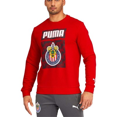 

Мужская толстовка с круглым вырезом Puma Chivas Graphic, размер  758150-07, Красный