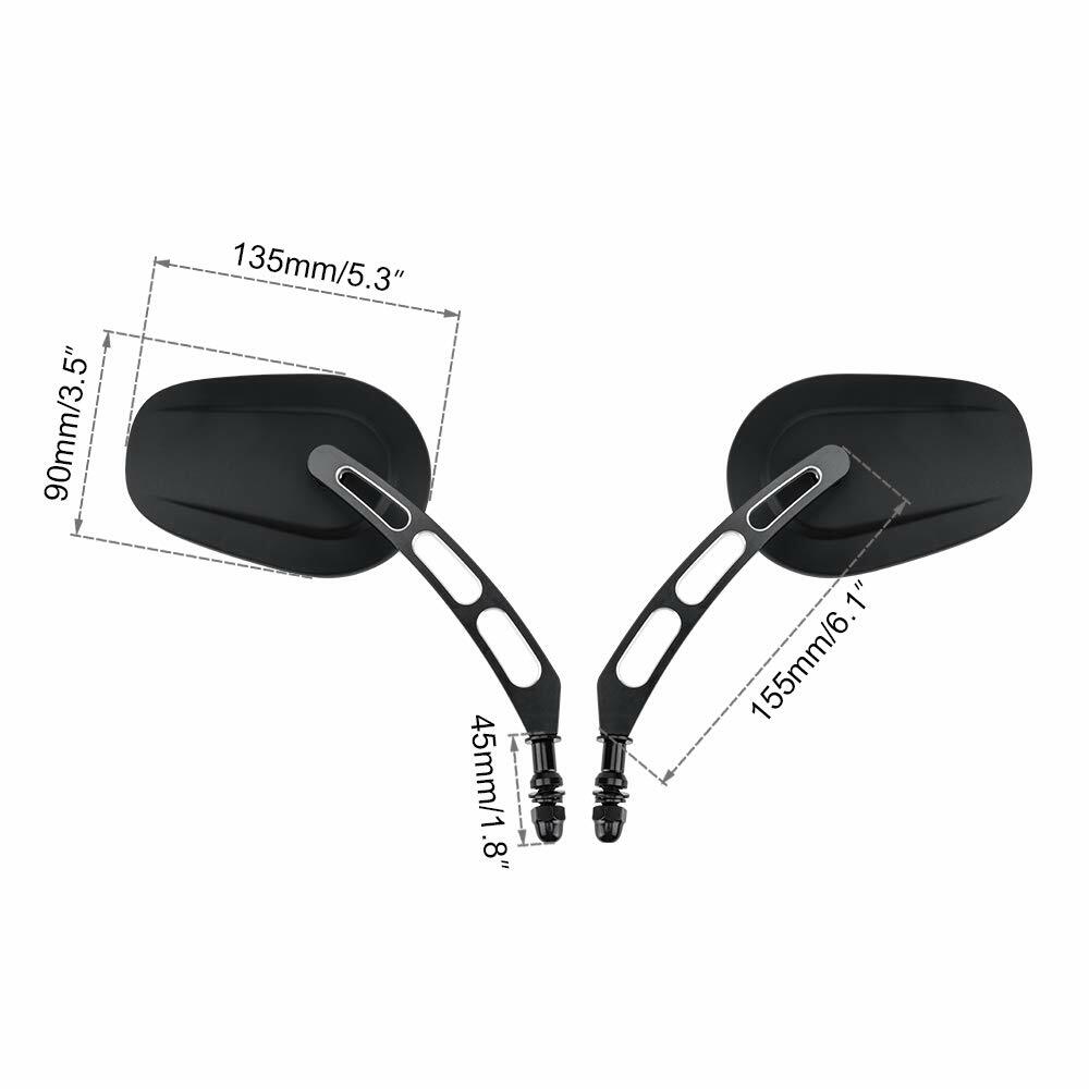 Motorcycle Mirrors For Harley Davidson Electra Glide Street