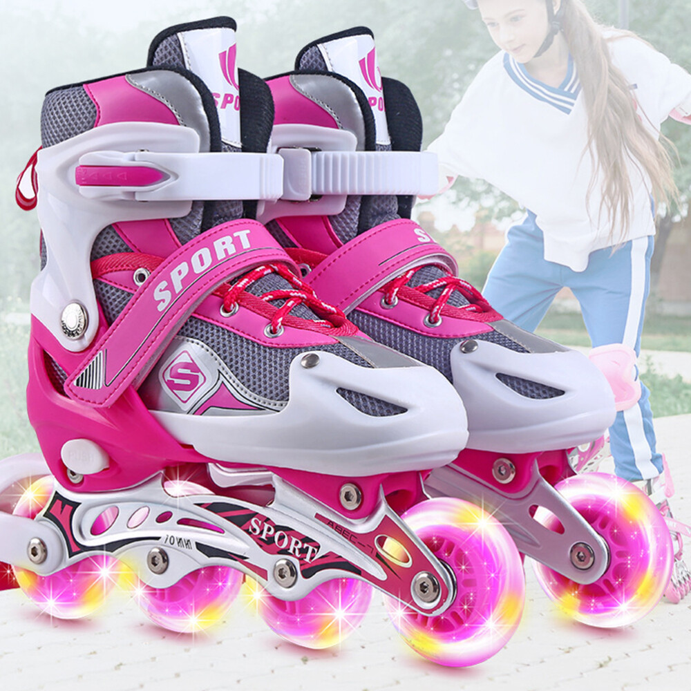 Inline Skates für Kinder Rollschuhe Einstellbare