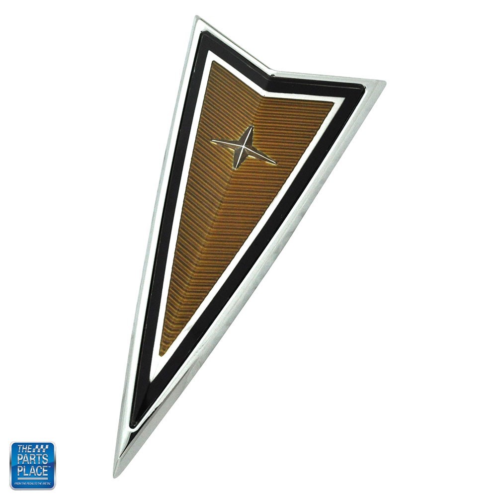 1978-81 Pontiac Firebird / Trans Am Gold V Crest Nose Emblem