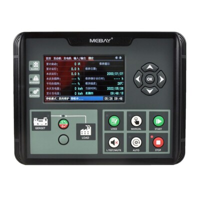 4.3-in MEBAY DC70MR Low Temperature Genset Controller Generator Controller
