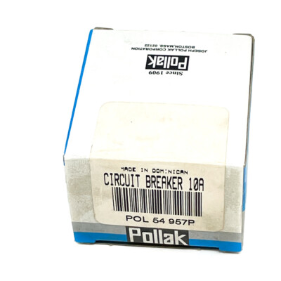Pollak POL-54-957P Circuit Braker 10A 14V for Ford Paccar Freightliner, NEW